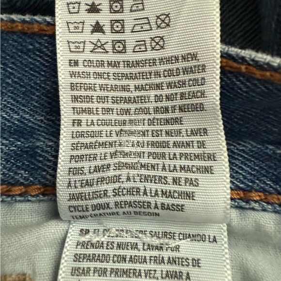 American Eagle Outfitters Distressed Mom Blue Jeans Size 2 Regular - Picture 5 of 8